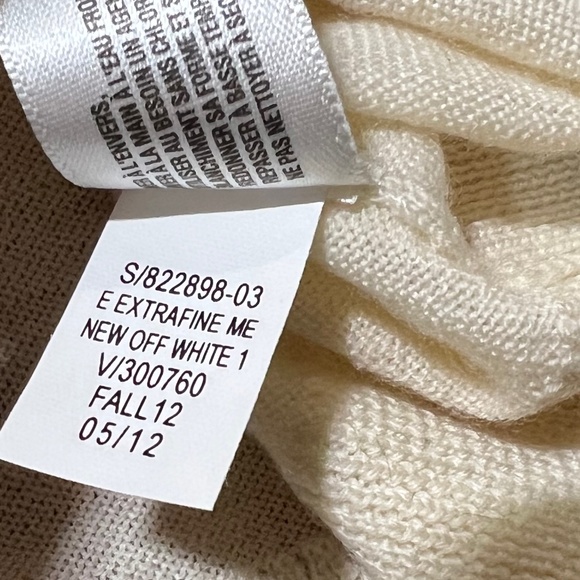 Gap Extra Fine Merino Wool Button Long Cardigan Off White/Ivory Size M - Picture 4 of 6